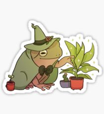 Green Tree Frog - Worf Sticker