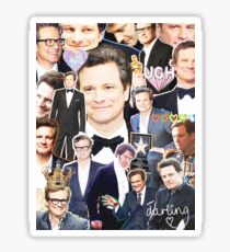 colin firth collage Sticker