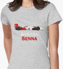 Senna - McLaren MP4/4 Women's Fitted T-Shirt