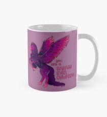 "Badass Ever Onwards" Pegasus Tasse (Standard)