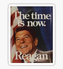 Pegatina El momento es ahora Ronald Reagan