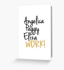 Tarjeta de felicitación Hermanas Schuyler