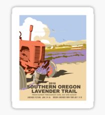 Applegate Lavender Trail Poster - 2016 Sticker