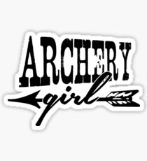 Archery Girl Sticker