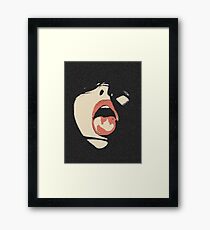 Naughty in the Dark Framed Print