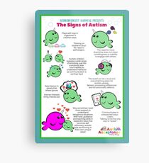 Signs of Autism Poster Metal Print