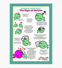 Signs of Autism Poster Photographic Print