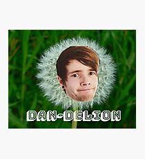 It's a DAN-DELION!! Photographic Print
