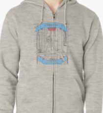 Ovaries in the Oval Zipped Hoodie