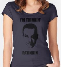 I'M THINKIN' PATINKIN Women's Fitted Scoop T-Shirt