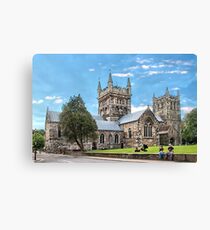 Wimborne Minster. Canvas Print