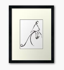 Penny Farthing Framed Print