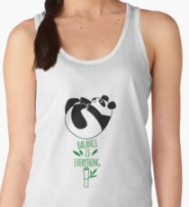 Balance Is Everything! Tumbling panda. Women's Tank Top