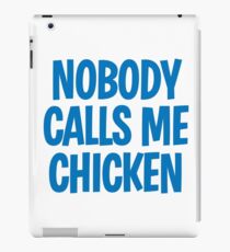 Back to the Future 'Chicken' quote iPad Case/Skin