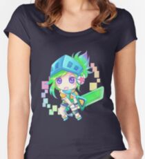 Arcade Chibi Riven Women's Fitted Scoop T-Shirt