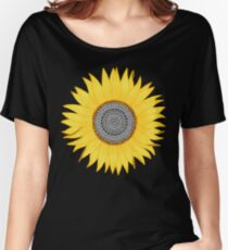 Mandala Sunflower Women's Relaxed Fit T-Shirt