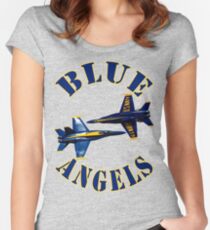 Blue Angels Women's Fitted Scoop T-Shirt
