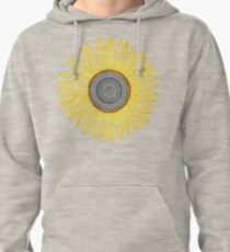 Golden Mandala Sunflower Pullover Hoodie