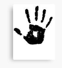 The Elder Scrolls - Dark Brotherhood Symbol (Black) Canvas Print