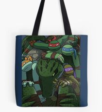 TMNT in the box (color) Tote Bag