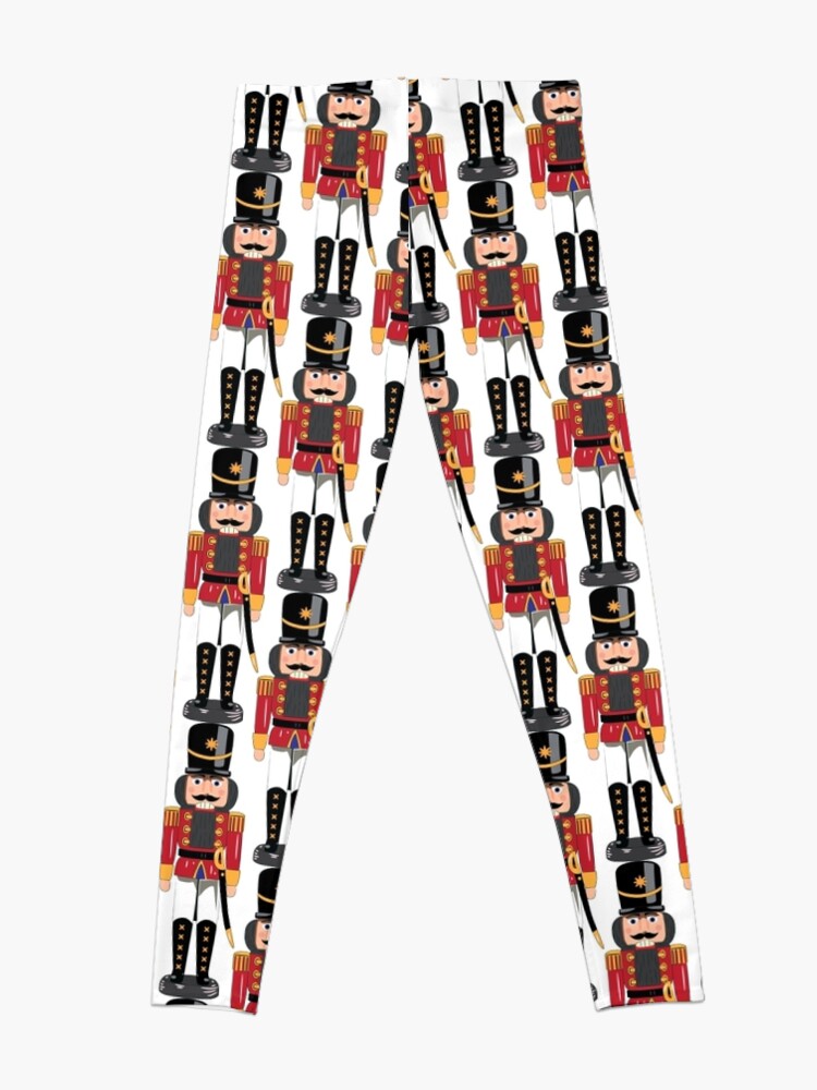 Alternate view of Christmas nutcracker soldier Leggings