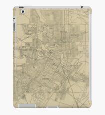 Vintage Map of Downtown Houston (1913) iPad Case/Skin