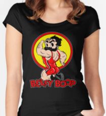 SINGLET BEEFCAKE Women's Fitted Scoop T-Shirt