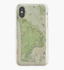 Vintage Map of Marthas Vineyard (1913) iPhone Case