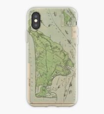 Vintage Map of Marthas Vineyard (1913) iPhone Case