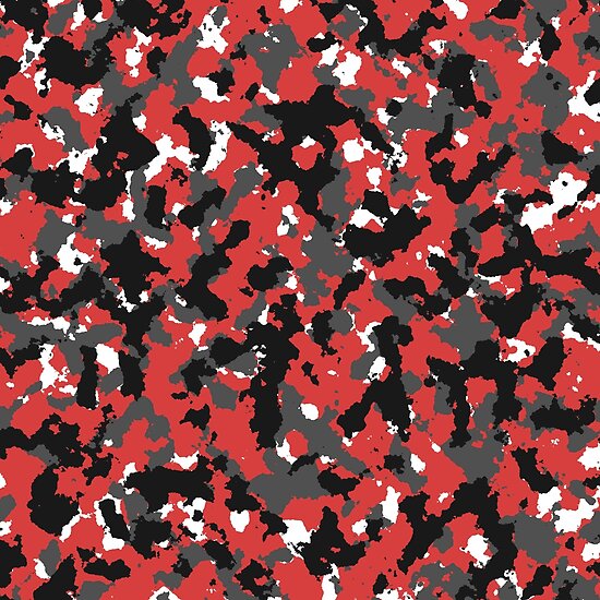 "Red Urban Camo" Posters by blackpool234 Redbubble