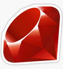 Ruby - Programming Language Logo Sticker