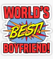 World's Best Boyfriend Sticker