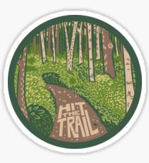 Hit the Trail Sticker
