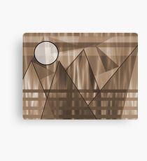 Sepia Landscape Canvas Print