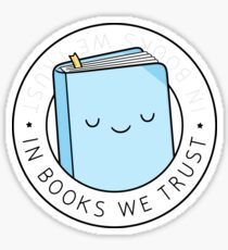 In Büchern vertrauen wir Sticker