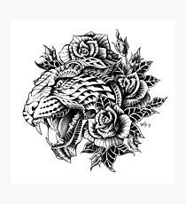 Ornate Leopard Photographic Print