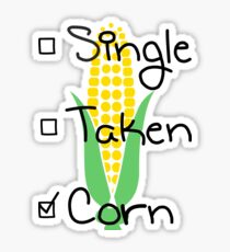 Single Taken Corn Sticker
