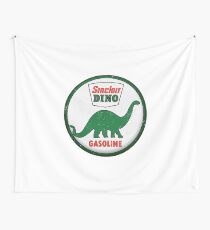 Sinclair Dino Gasoline vintage sign distressed Wall Tapestry