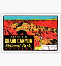Grand Canyon Arizona National Park Vintage Travel Decal Sticker