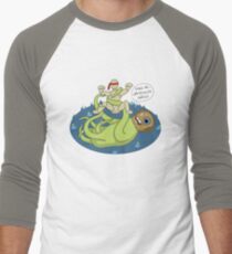I dook you Bucky-bookoo Men's Baseball ¾ T-Shirt