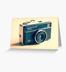 Agfamatic 100 - Old camera Greeting Card