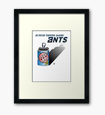 So You're Thinking Canned Ants? Framed Print