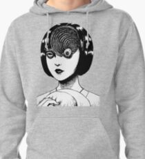 Woman With Special Eyeball Pullover Hoodie
