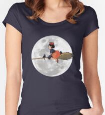Kiki's Delivery Service (1989) Women's Fitted Scoop T-Shirt