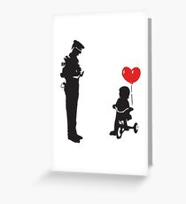 Banksy Greeting Card