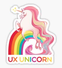 UX Unicorn Sticker