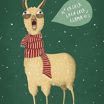 Vorschaubild zum Design Weihnachtsferien Lama von agrapedesign