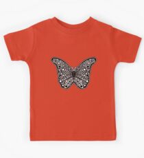 Spotty Dotty Butterfly Design Kids Tee