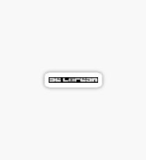 De Lorean logo Sticker