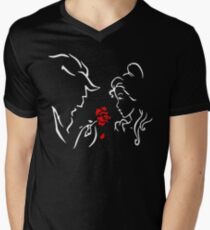 Beauty the Beast Love Shirt Men's V-Neck T-Shirt
